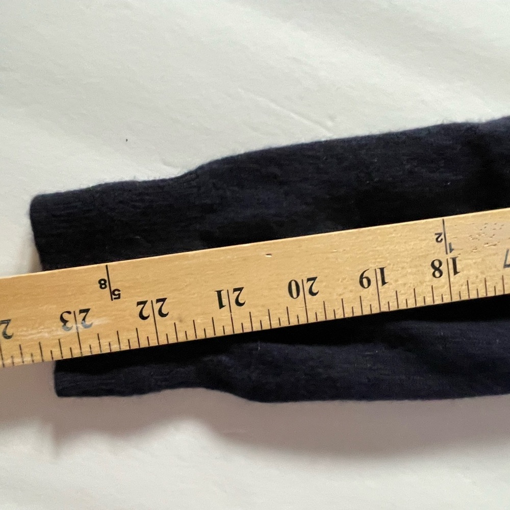 M: BODEN Pure Cashmere Crew Neck Sweater Navy Striped Retro Apres Skii NWT! - Picture 7 of 9